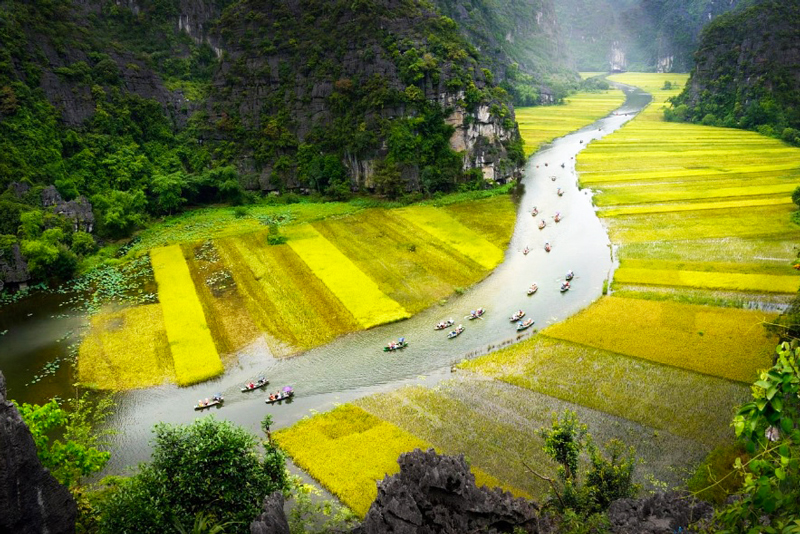 NINH BINH FULLDAY TOUR ~ BAI DINH - TRANG AN